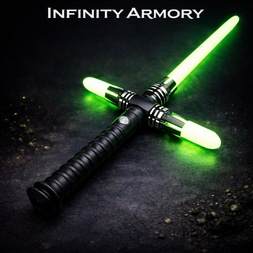 RGB Smooth Swing Lightsaber – Metal Hilt | 12 Colors | Flash on Clash | Removable Blade