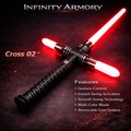 RGB Smooth Swing Lightsaber – Metal Hilt | 12 Colors | Flash on Clash | Removable Blade