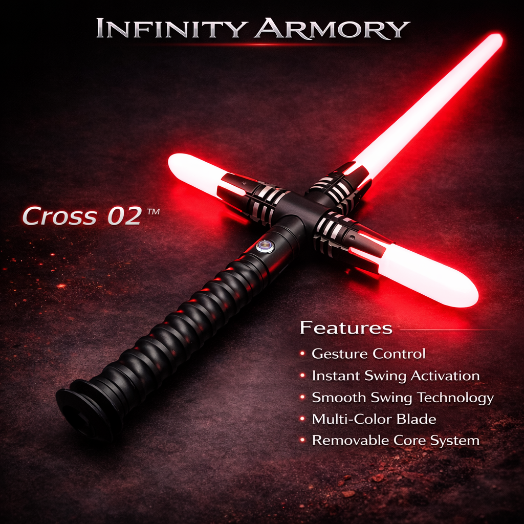 RGB Smooth Swing Lightsaber – Metal Hilt | 12 Colors | Flash on Clash | Removable Blade