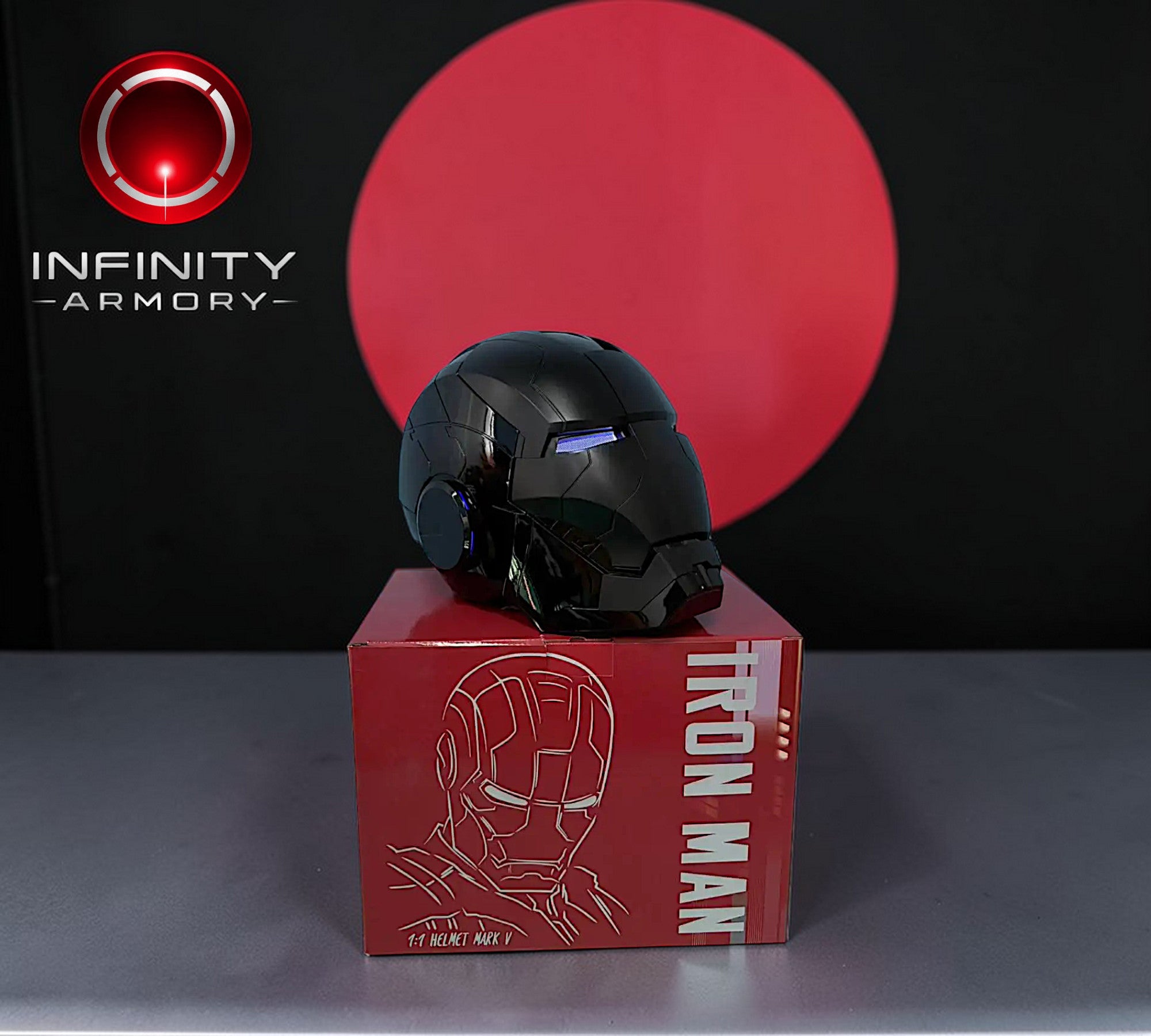 Wearable Iron Helmet (LED + Voice Control + Remote) - Special Colors