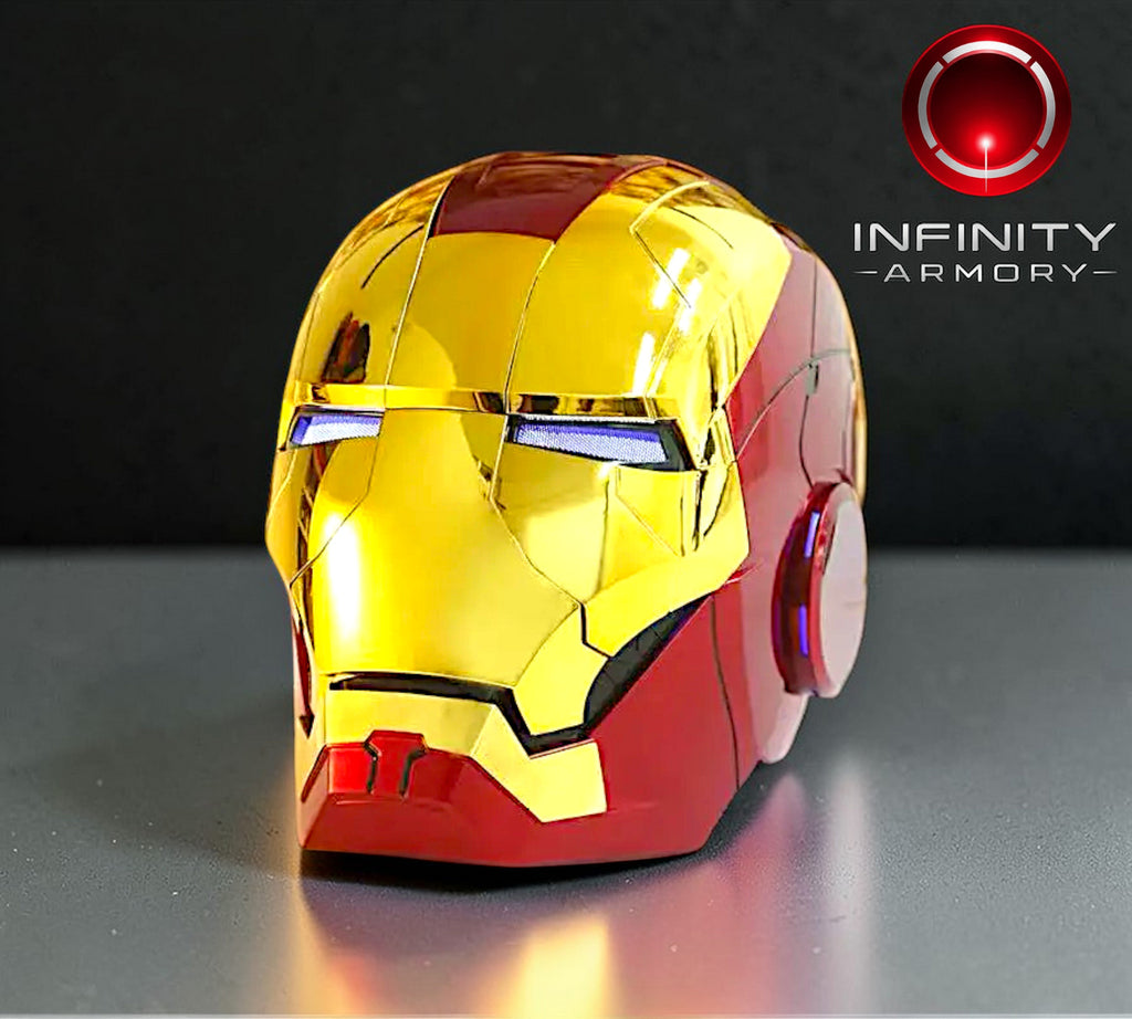 Wearable Iron Helmet (LED + Voice Control + Remote) - Main Colors