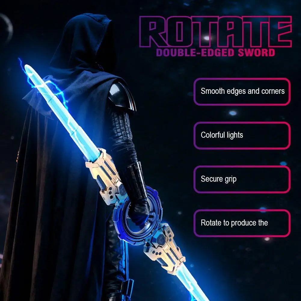 Rotating LED Light Saber Sword (Multi-Color Flash + Sound)