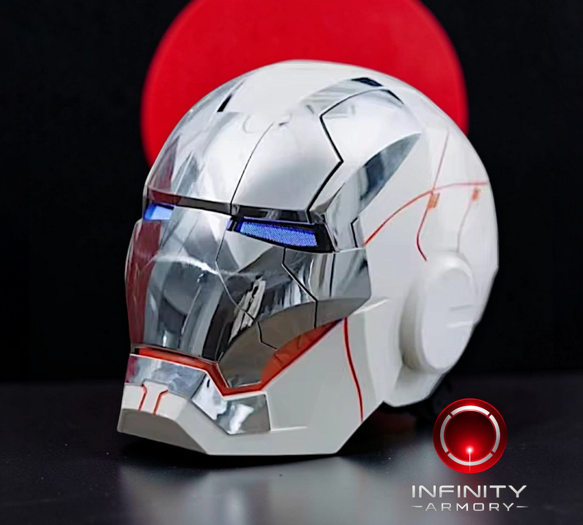 Wearable Iron Helmet (LED + Voice Control + Remote) - Special Colors
