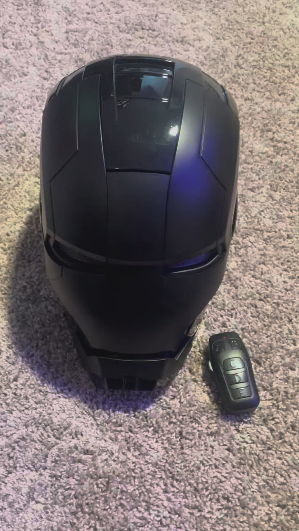 Wearable Iron Helmet (LED + Voice Control + Remote) - Special Colors