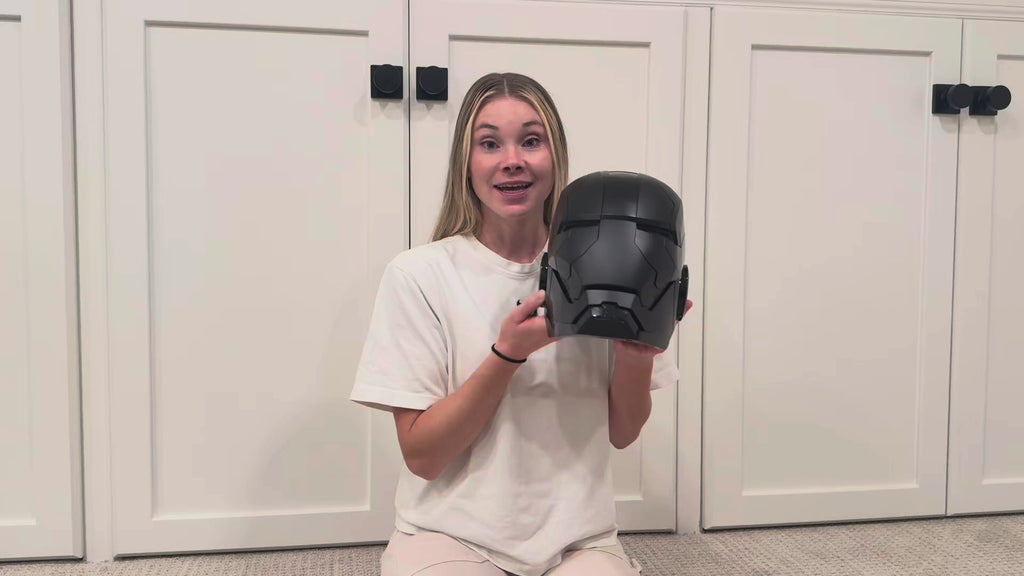 Wearable Iron Helmet (LED + Voice Control + Remote) - Special Colors